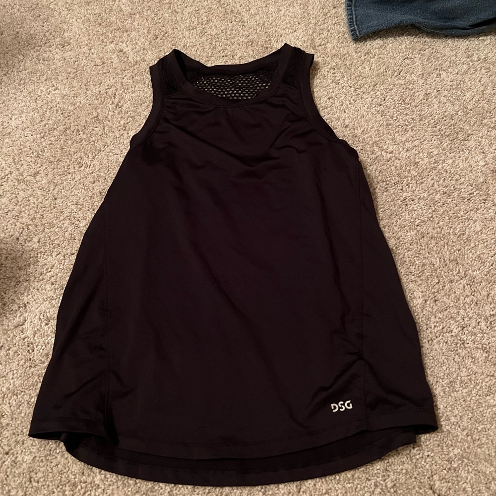 DSG small womens black workout tank